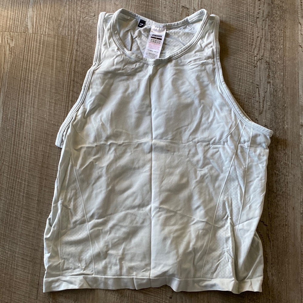 Gymshark Women’s workout Muscle Tank White Size Small